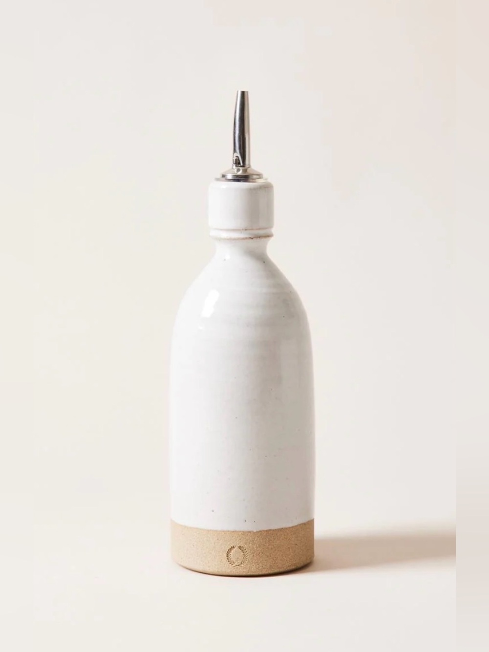 $145 Farmhouse Pottery Vermont Olive Oil Bottle